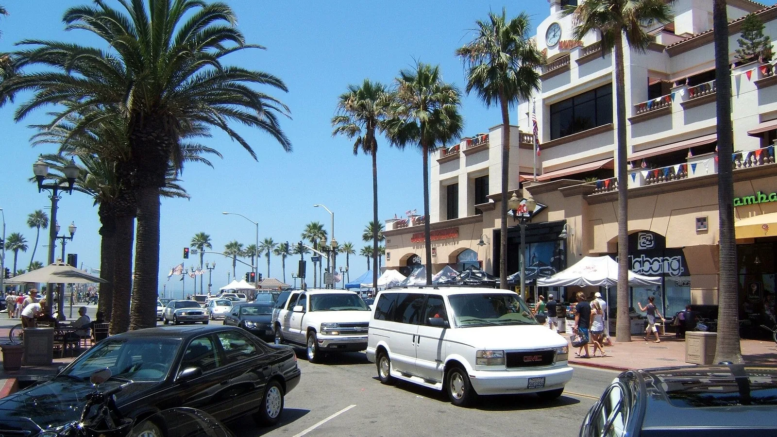 Huntington Beach and pier