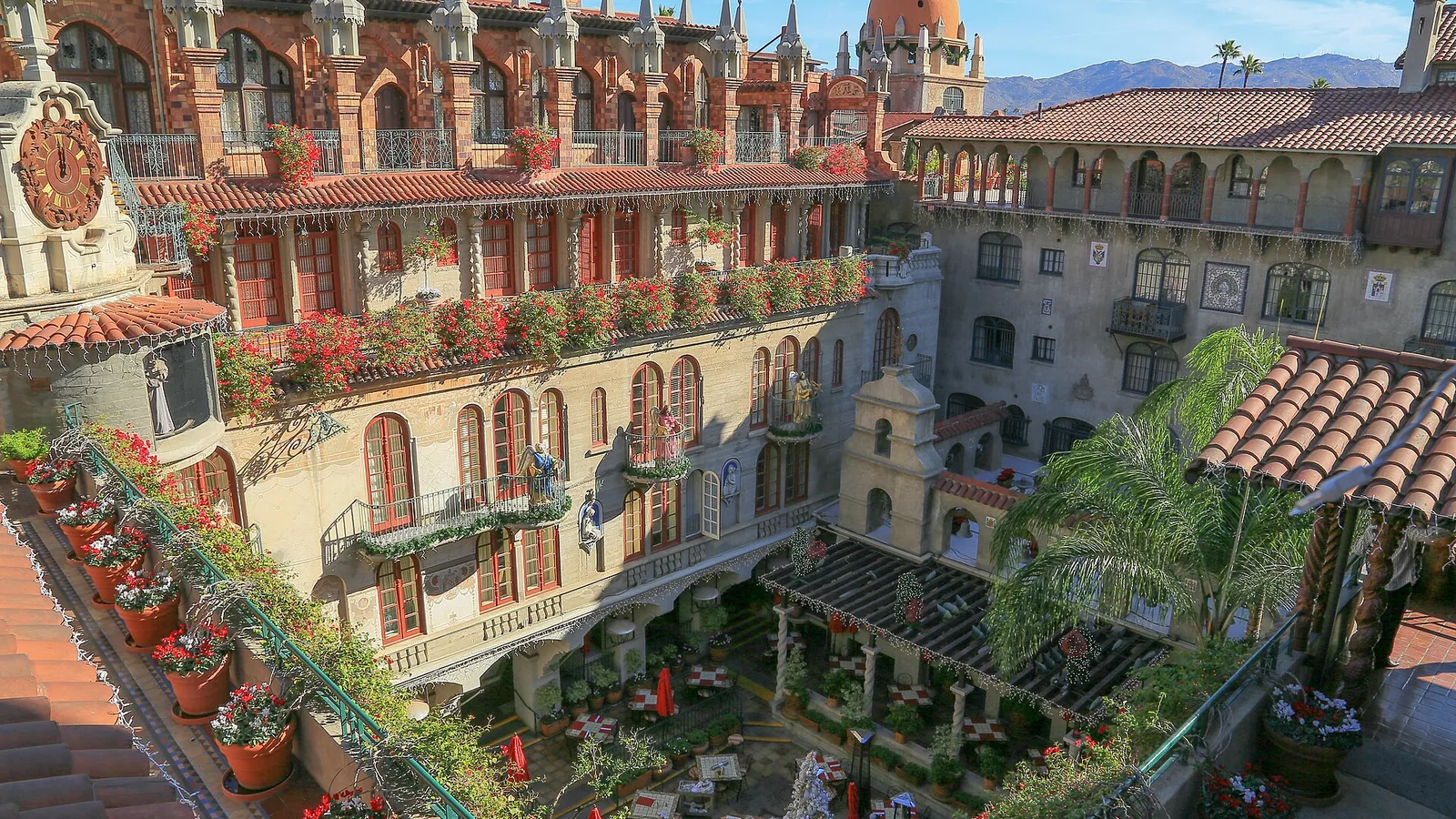 Mission Inn courtyard