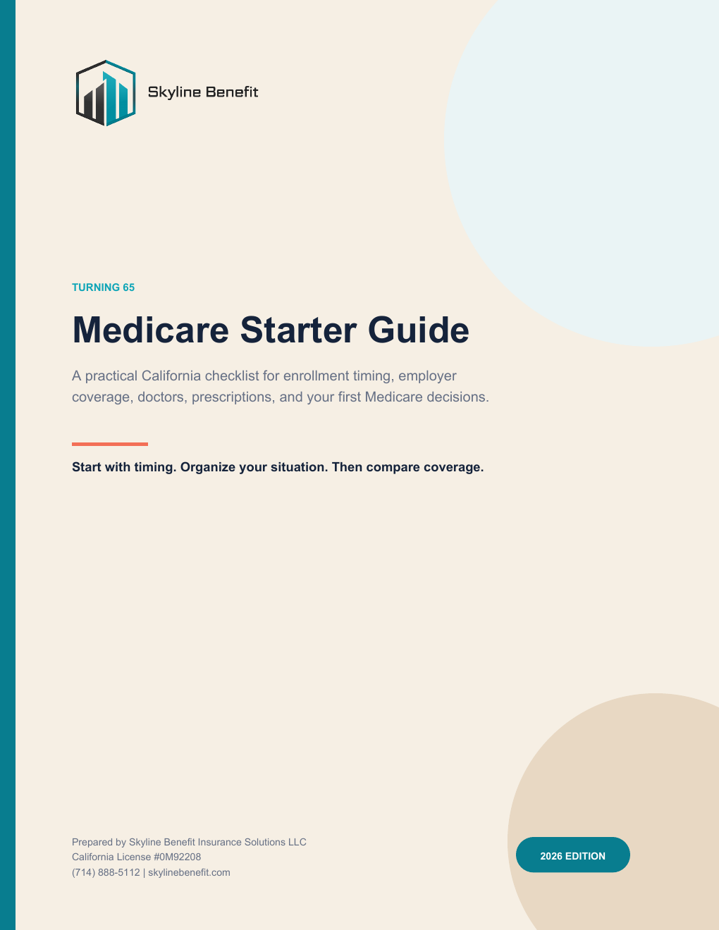 Turning 65 Medicare Starter Guide cover